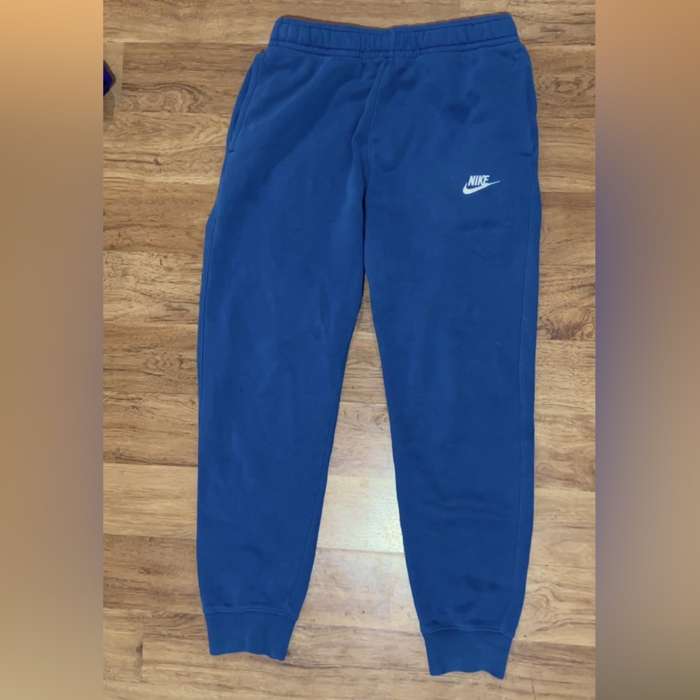 Men’s small Nike sweatpants / joggers, blue, no marks